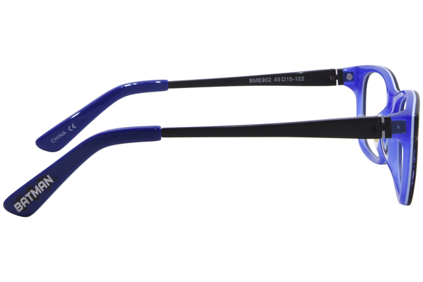  Disney Batman BME902 Eyeglasses Youth Kids Full Rim Rectangle Shape 