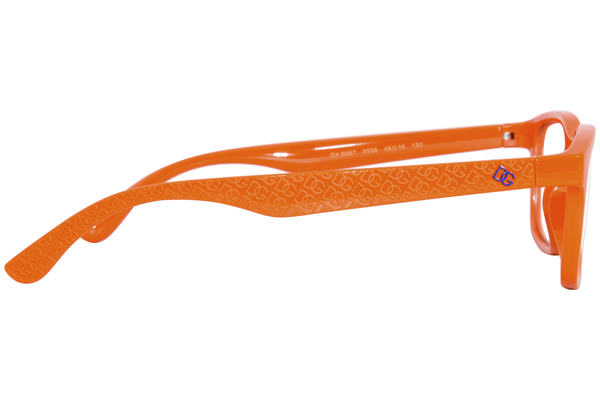  Dolce & Gabbana DX-5097 Eyeglasses Youth Kids Girl's Full Rim Rectangle Shape 