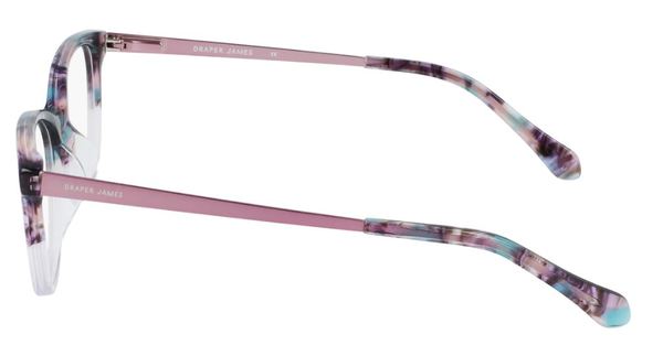  Draper James DJ1008 Eyeglasses Youth Kids Girl's Full Rim Round Shape 
