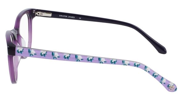  Draper James DJ1010 Eyeglasses Youth Kids Girl's Full Rim Rectangle Shape 