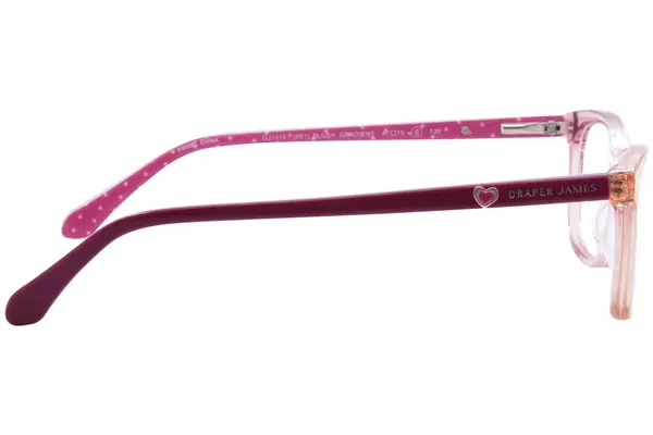  Draper James DJ1019 Eyeglasses Youth Kids Girl's Full Rim Rectangle Shape 