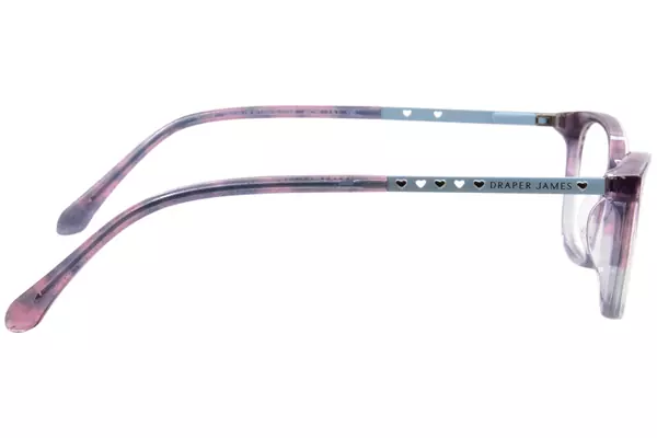  Draper James DJ1026 Eyeglasses Youth Kids Girl's Full Rim Rectangle Shape 
