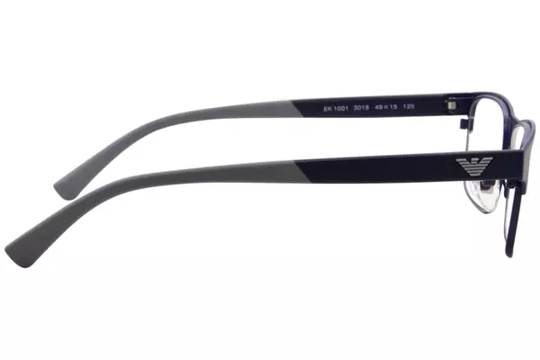  Emporio Armani EK1001 Eyeglasses Youth Kids Boy's Full Rim Rectangle Shape 