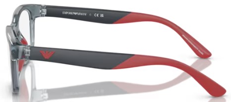  Emporio Armani EK3001 Eyeglasses Youth Kids Boy's Full Rim Pillow Shape 