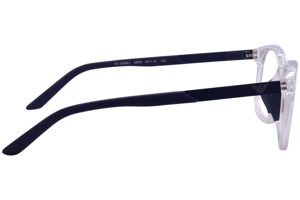  Emporio Armani EK3008U Eyeglasses Youth Kids Boy's Full Rim Pillow Shape 