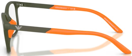  Emporio Armani EK3008U Eyeglasses Youth Kids Boy's Full Rim Pillow Shape 
