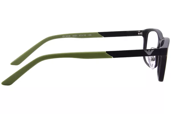  Emporio Armani EK3009 Eyeglasses Youth Kids Boy's Full Rim Rectangle Shape 