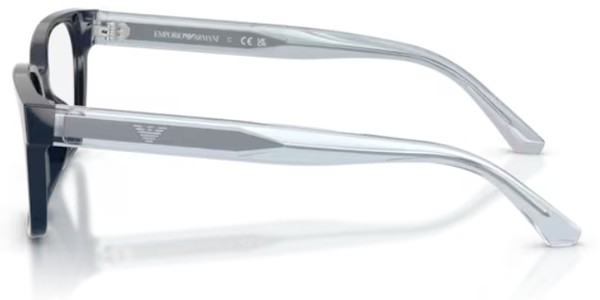  Emporio Armani EK3013U Eyeglasses Youth Kids Boy's Full Rim Rectangle Shape 