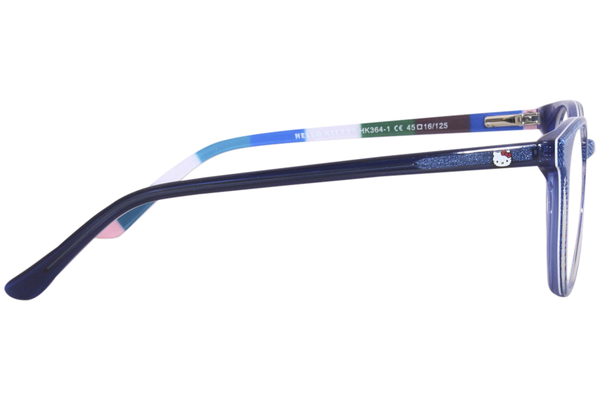  Hello Kitty HK-364-1 Eyeglasses Youth Girl's Full Rim Round Shape 