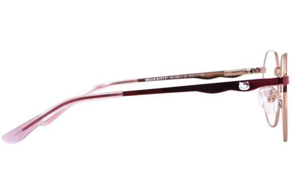  Hello Kitty HK359 Eyeglasses Youth Kids Full Rim Round Shape 