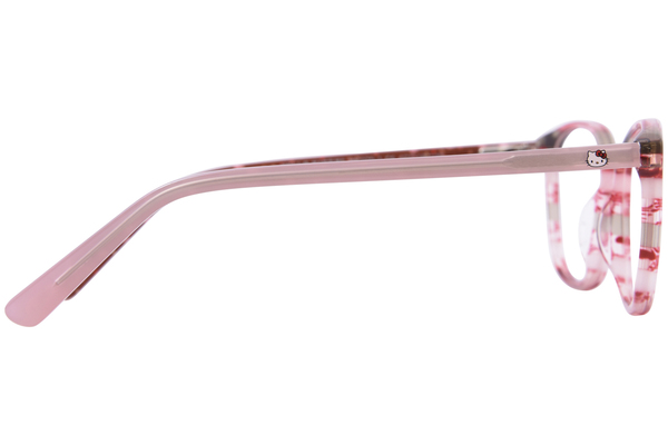  Hello Kitty HK375 Eyeglasses Youth Kids Girl's Full Rim Round Shape 