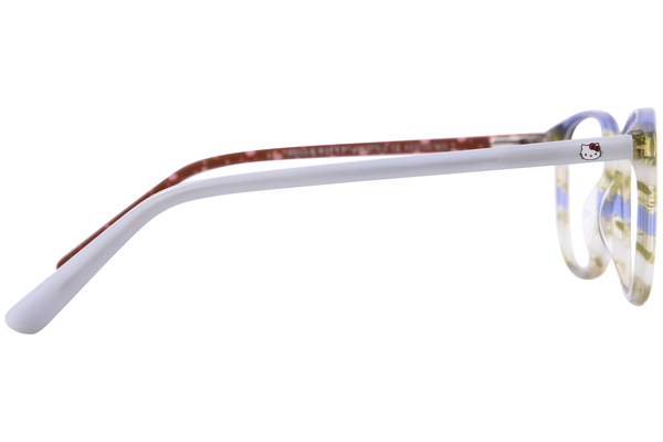  Hello Kitty HK375 Eyeglasses Youth Kids Girl's Full Rim Round Shape 