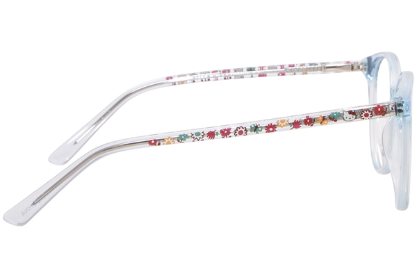  Hello Kitty HK382 Eyeglasses Youth Kids Girl's Full Rim Round Shape 