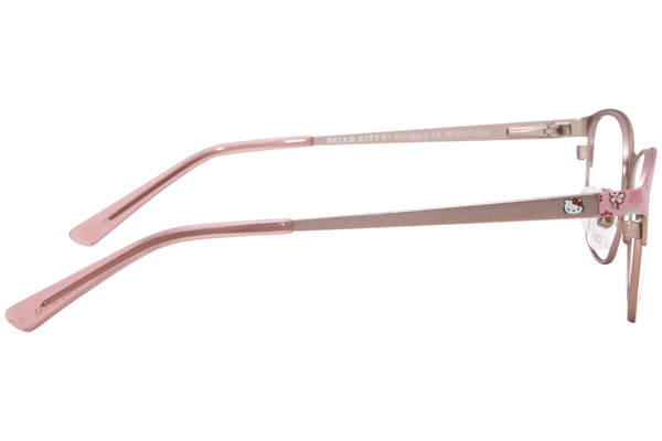  Hello Kitty HK384 Eyeglasses Youth Kids Girl's Full Rim Oval Shape 