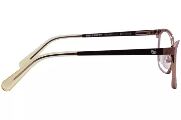  Hello Kitty HK395 Eyeglasses Youth Kids Full Rim Rectangle Shape 