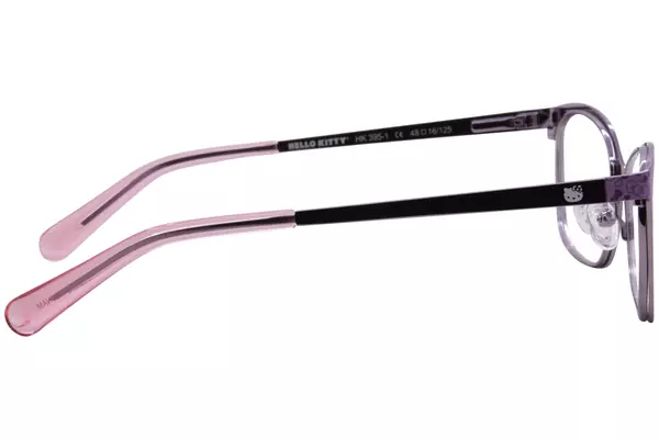  Hello Kitty HK395 Eyeglasses Youth Kids Full Rim Rectangle Shape 
