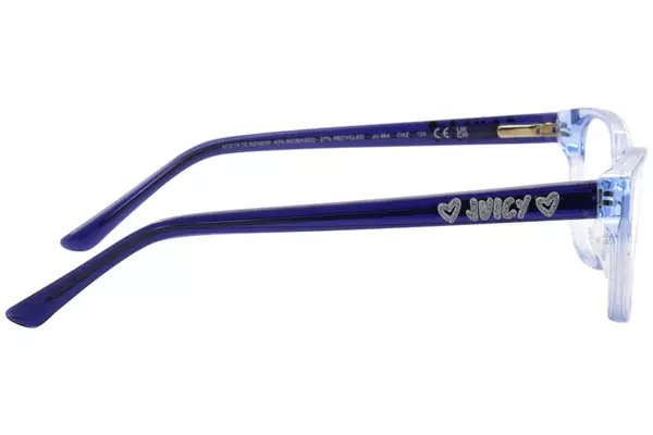  Juicy Couture JU-964 Eyeglasses Youth Kids Full Rim Square Shape 
