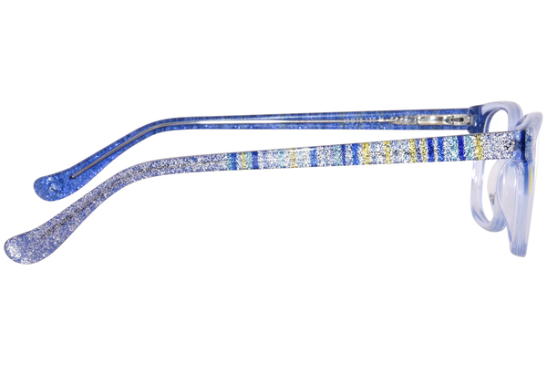  Kensie Shimmer Eyeglasses Youth Girl's Full Rim Rectangle Shape 