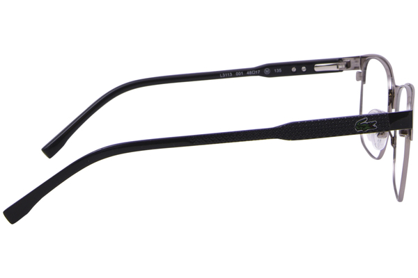  Lacoste L3113 Eyeglasses Youth Kids Boy's Full Rim Rectangle Shape 