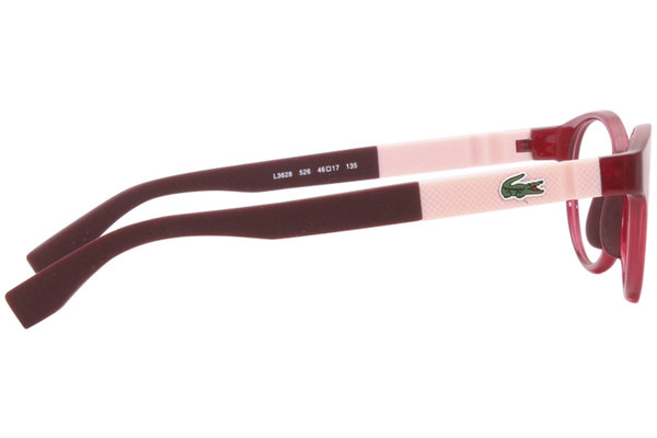  Lacoste L3628 Eyeglasses Youth Girl's Full Rim Round Optical Frame 