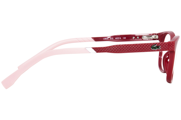  Lacoste L3640 Eyeglasses Youth Boy's Full Rim Rectangle Shape 
