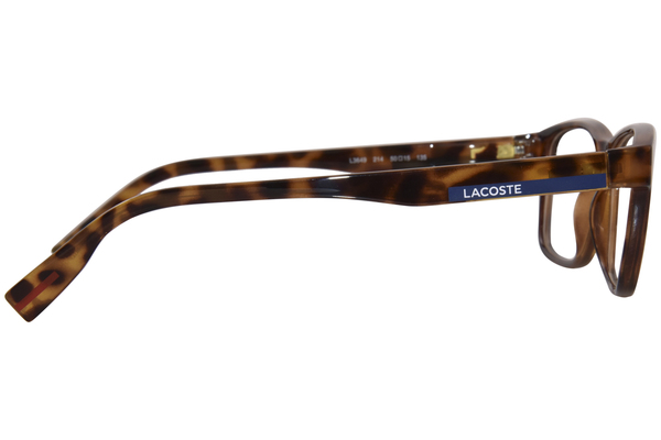  Lacoste L3649 Eyeglasses Youth Kids Boy's Full Rim Rectangle Shape 