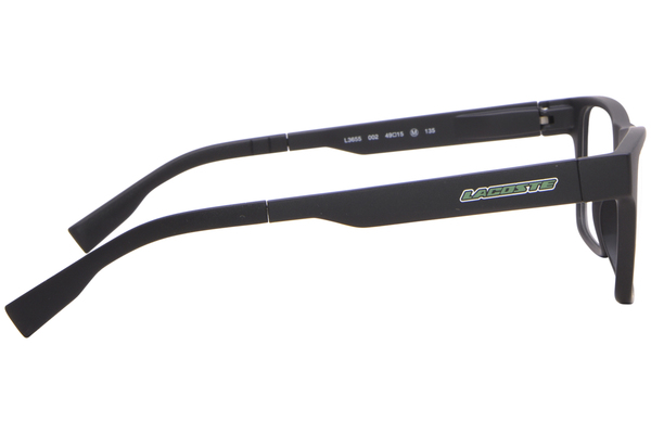  Lacoste L3655 Eyeglasses Full Rim Rectangle Shape 
