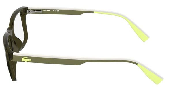  Lacoste L3665 Eyeglasses Youth Kids Boy's Full Rim Rectangle Shape 