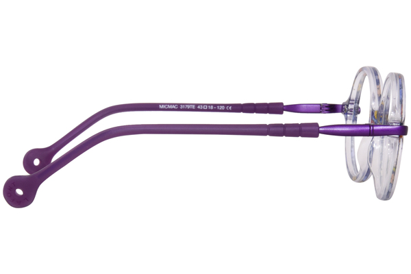  Lafont Micmac Eyeglasses Youth Kids Girl's Full Rim Round Shape 