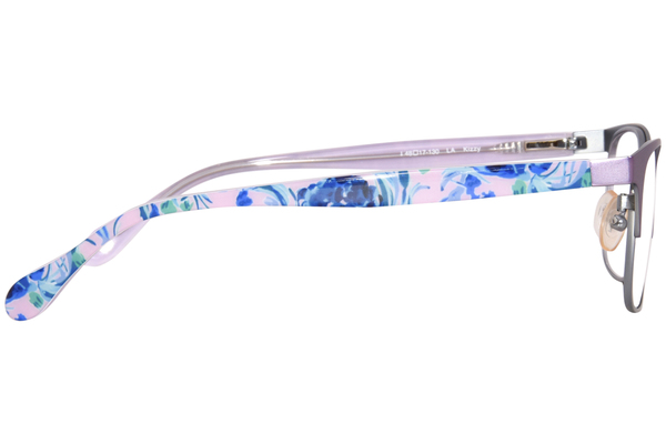  Lilly Pulitzer Kizzy Eyeglasses Youth Girl's Full Rim Square Shape 