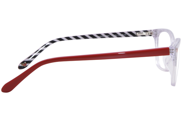  Lulu By Lulu Guinness LK039 Eyeglasses Youth Kids Girl's Full Rim Cat Eye 