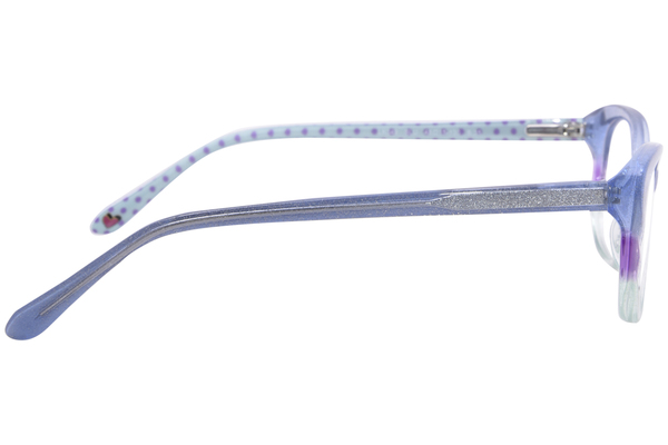  Lulu By Lulu Guinness LK049 Eyeglasses Youth Kids Girl's Full Rim Oval Shape 