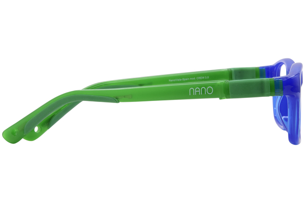  Nano Vista Crew-3.0 NAO302 Eyeglasses Youth Kids Full Rim Rectangle Shape 