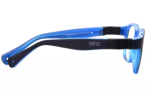  Nano Vista Gaikai-SC-3.0 NAO305 Eyeglasses Youth Kids Full Rim w/Clip-On 