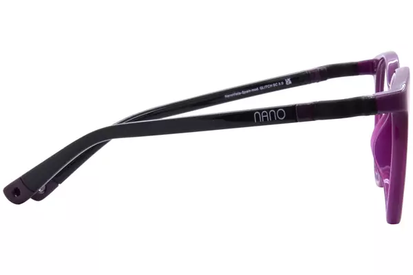  Nano Vista Glitch-SC-3.0 NAO315 Eyeglasses Youth Kids Full Rim w/Clip-On 
