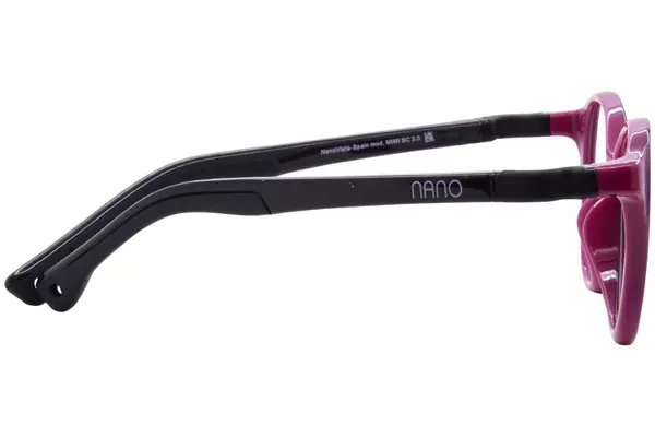  Nano Vista Mimi-SC-3.0 NAO312 Eyeglasses Youth Kids Full Rim Cat Eye w/Clip-On 