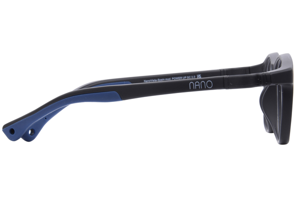  Nano Vista Power-UP-SC-3 NAO308 Eyeglasses Youth Kids Full Rim w/Clip-On 