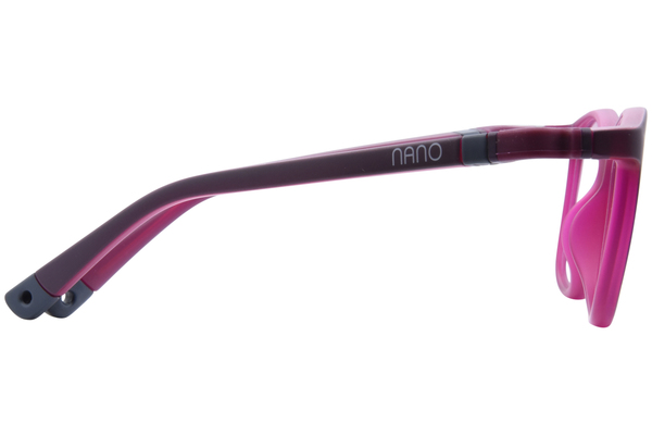  Nano Vista Quest-SC-3.0 NAO316 Eyeglasses Youth Kids Full Rim w/Clip-On 