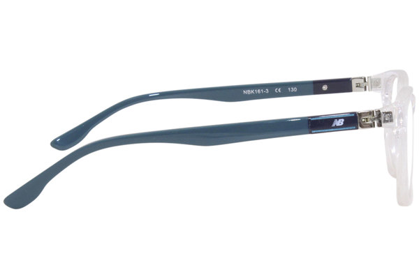  New Balance NBK161 Eyeglasses Youth Boy's Full Rim Rectangular Optical Frame 