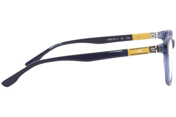  New Balance NBK161 Eyeglasses Youth Boy's Full Rim Rectangular Optical Frame 