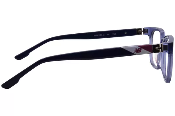  New Balance NBK185 Eyeglasses Youth Kids Boy's Full Rim Rectangle Shape 