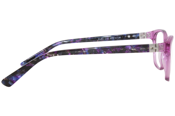  Nicole Miller Cleo Eyeglasses Youth Girl's Full Rim Square Shape 