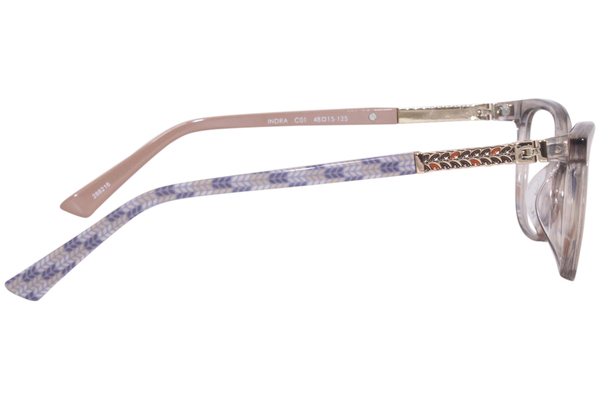  Nicole Miller Indra Eyeglasses Youth Girl's Full Rim Cat Eye 