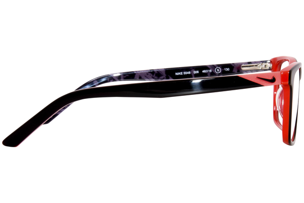 Nike 5548 Eyeglasses Youth Full Rim Rectangle Shape 