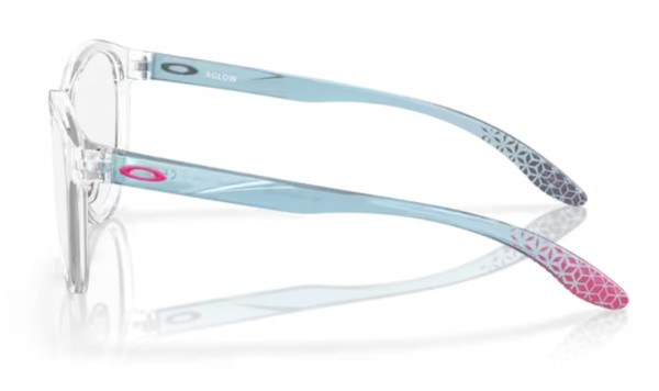 Oakley Aglow OY8027D Eyeglasses Youth Kids Girl's Full Rim Oval Shape 