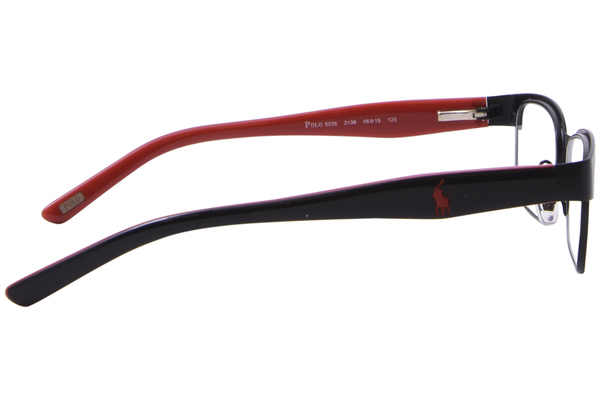  Polo Ralph Lauren PP8036 Eyeglasses Youth Kids Full Rim Rectangle Shape 