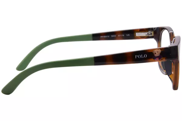  Polo Ralph Lauren PP8551U Eyeglasses Youth Kids Full Rim Pillow Shape 