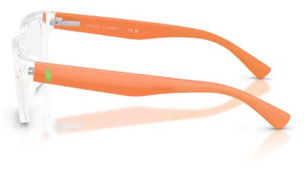  Polo Ralph Lauren PP8555U Eyeglasses Youth Kids Boy's Full Rim Rectangle Shape 