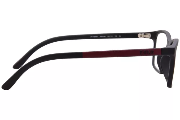  Polo Ralph Lauren PP9506U Eyeglasses Youth Kids Full Rim Square Shape w/Clip On 