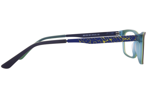  Skechers SE1150 Eyeglasses Youth Kids Full Rim Rectangle Shape 